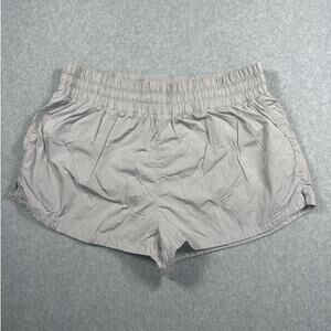 Varley Kallin Lavender Running Shorts Women's Size XL Rhino Grey Nylon Outwear